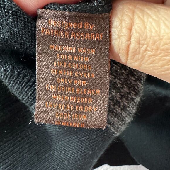 Toscano Men's Merino Wool Blend Two Tone Houndstooth Sweater Vest Medium - Picture 5 of 5